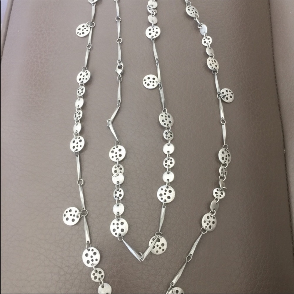 Unique Silver Necklace 44”! - image 3